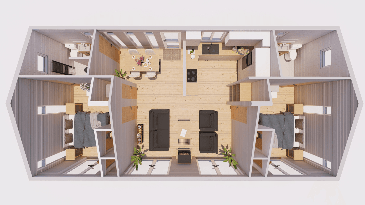 Image of the houses floor plan