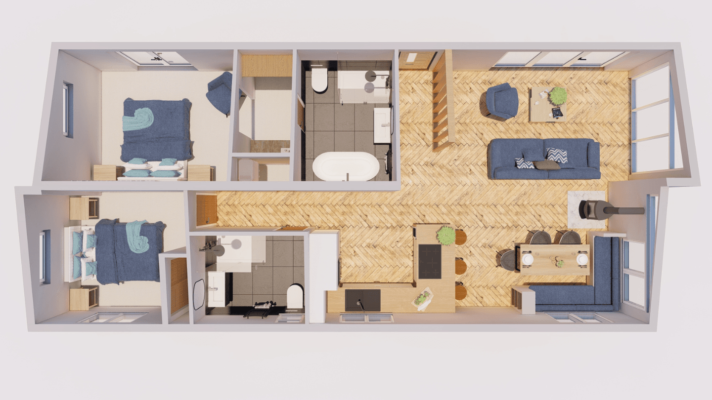 Image of the houses floor plan