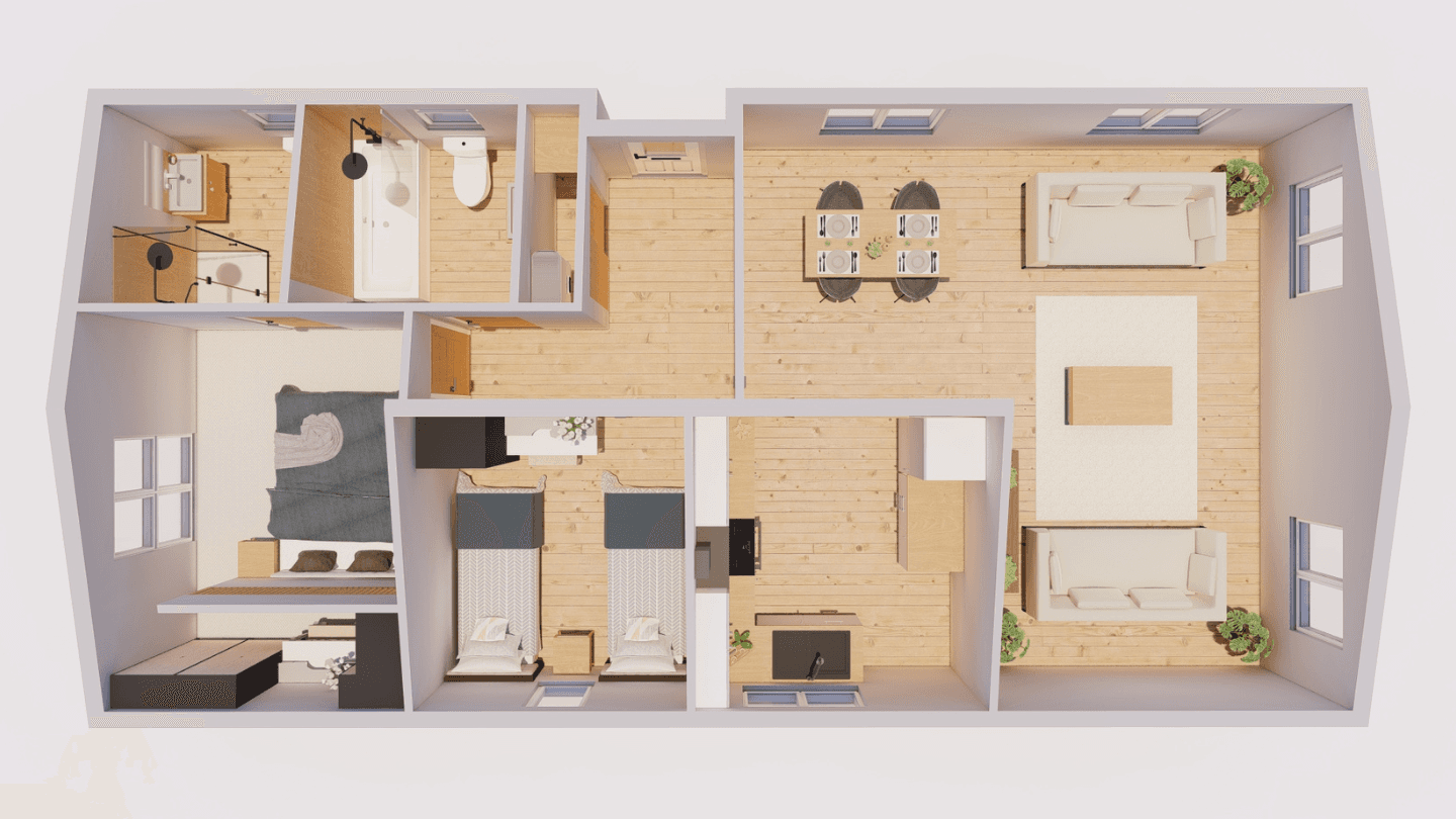 Image of the houses floor plan