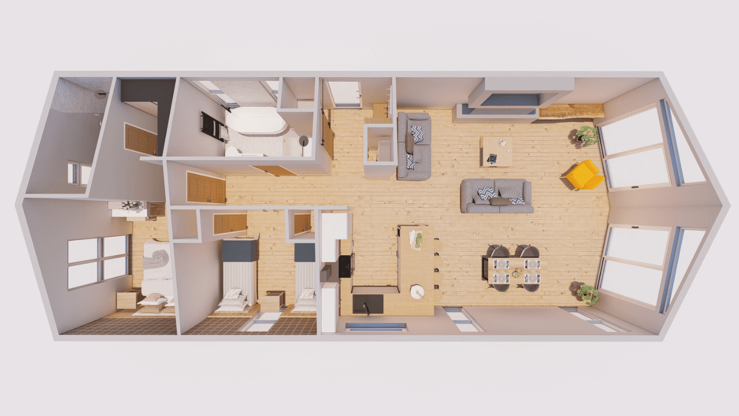 Image of the houses floor plan