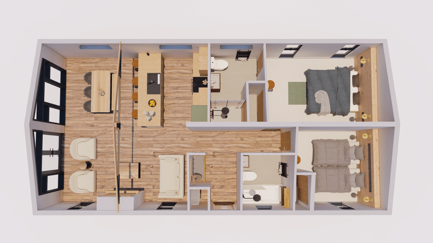 Image of the houses floor plan